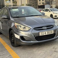 اكسنت 2016  وارد أمريكي  حادثها جاملغات خلفيه وباب السايق  سياره جاهزه...