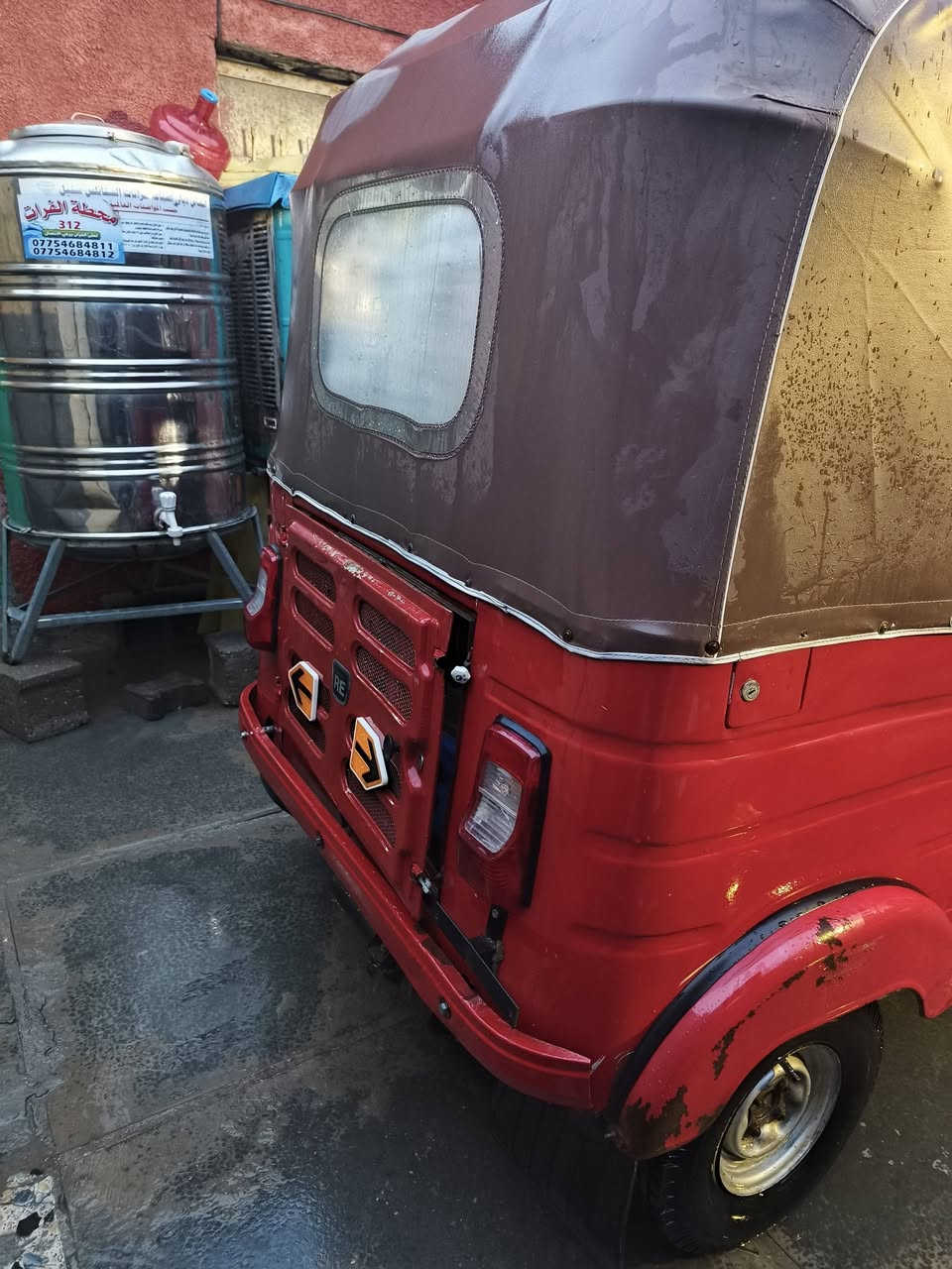 سلام عليكم تكتك2018شهر 12 رقم سنويه كليزي تحويل ثاني يوم من اكسن من مكينه من كير خير من الله بكاني بغداد حي نصر تخم تاير ابو حيه هسه شديتهن بس صفحه مصبوغه بيه باقي مكفول شراي خابر سعره  500قفل ‏‪***********‬‏
