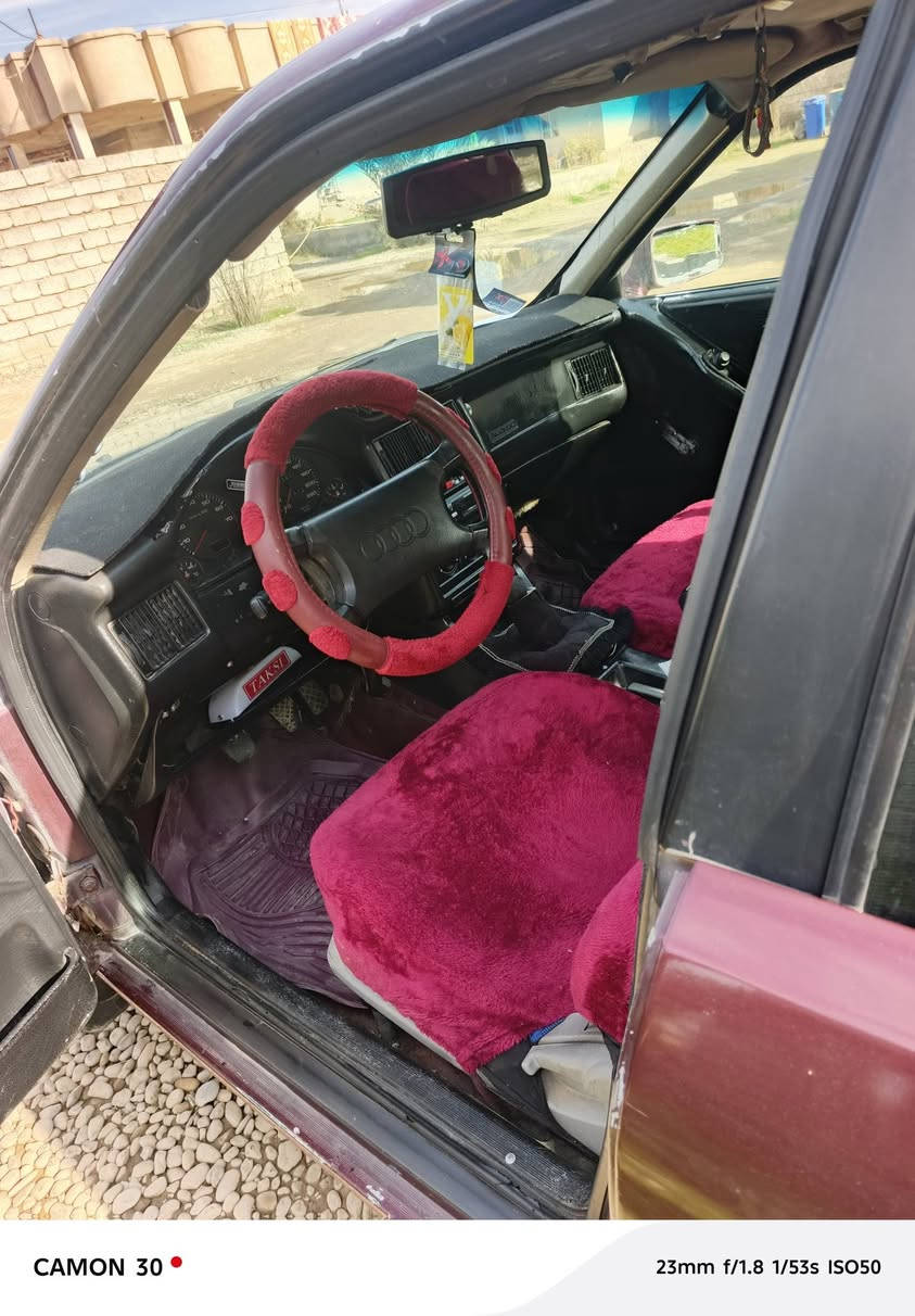 السلام عليكم اودي للبيع موديل 1991 رقم كركوك شرط التحويل محرك كير نضاف صدر نص عمر دوشمه حداديه خير من الله السعر 24 هاتف ***********
