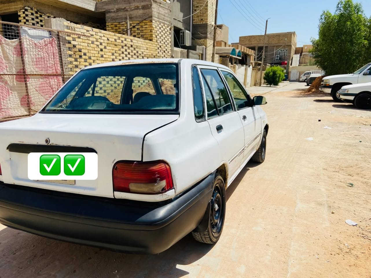 سلام عليكم سياره سايبا مديل 11نفخ السياره بيهه ضربه بل جاملغ الخلفي  مكينتهه خيط بخار قليل باب السائق بيهه بارد سنويتهه الحد 2027 مكاني نجف الاشرف رقمهه نجف السعر 24وبيهه مجال  رقم التلفون ***********
