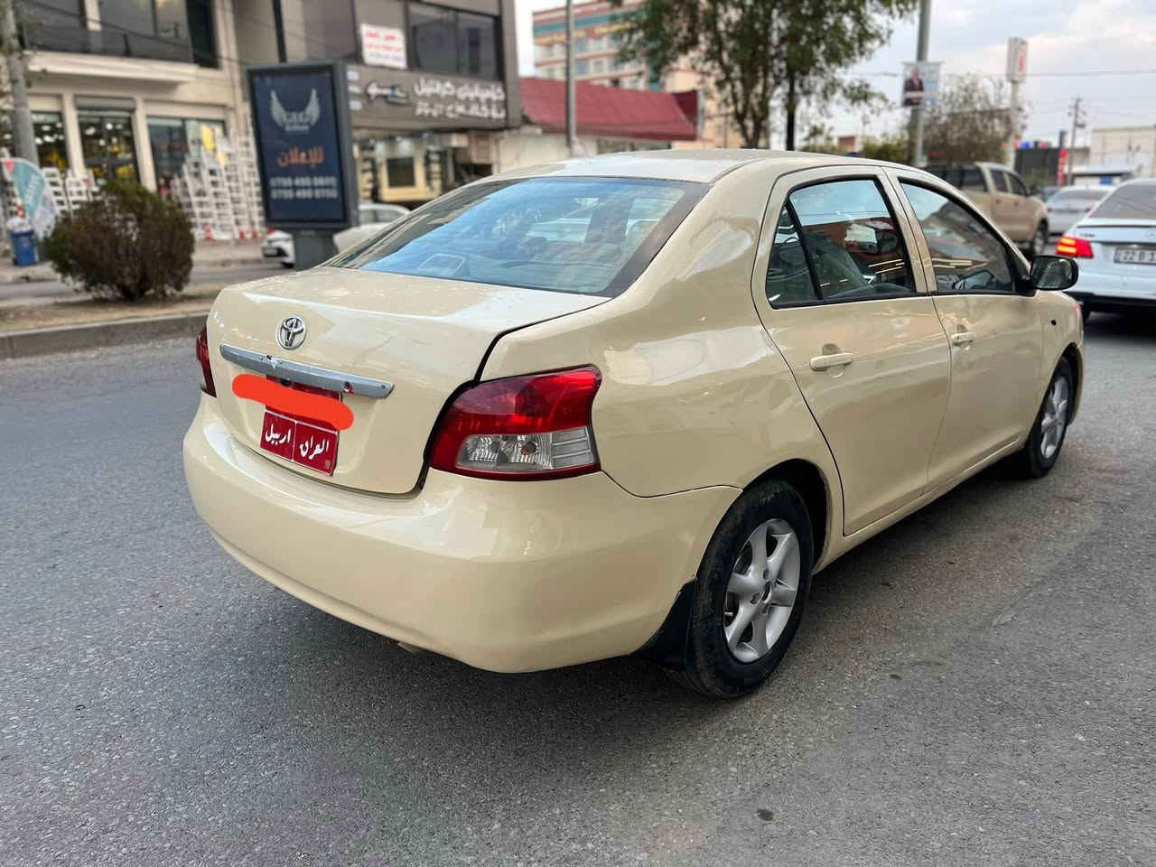 TOYOTA YARS TAXI 2007
يارس 2007 تكسي  گير عادى شاشه ايپاد كاميره 
تبريد مكينه 16  ى پستؤن گه وره گير و مه كينه و تبريد لؤك هه مووى نوئيه سقف موس 
شوين هه ولير
نرخي 84$
***********

