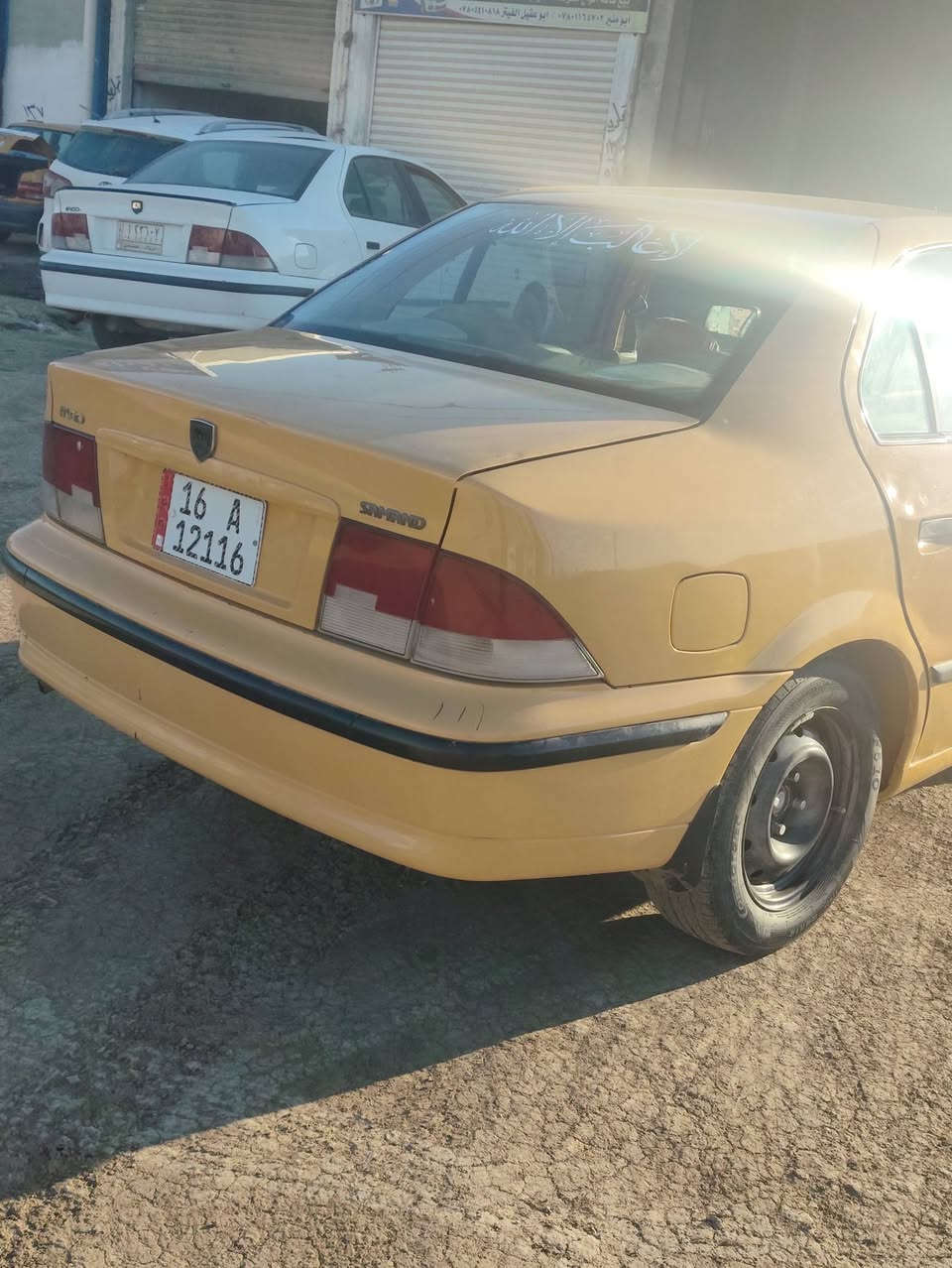 سلام عليكم سمند للبيع210 مابيها تبديل كير ومكينه مكفوله بيه بس طخه بل باب  تبريد شغال السعر33  بسم مداور  مكاني الديوانية وهذا رقمي ***********
