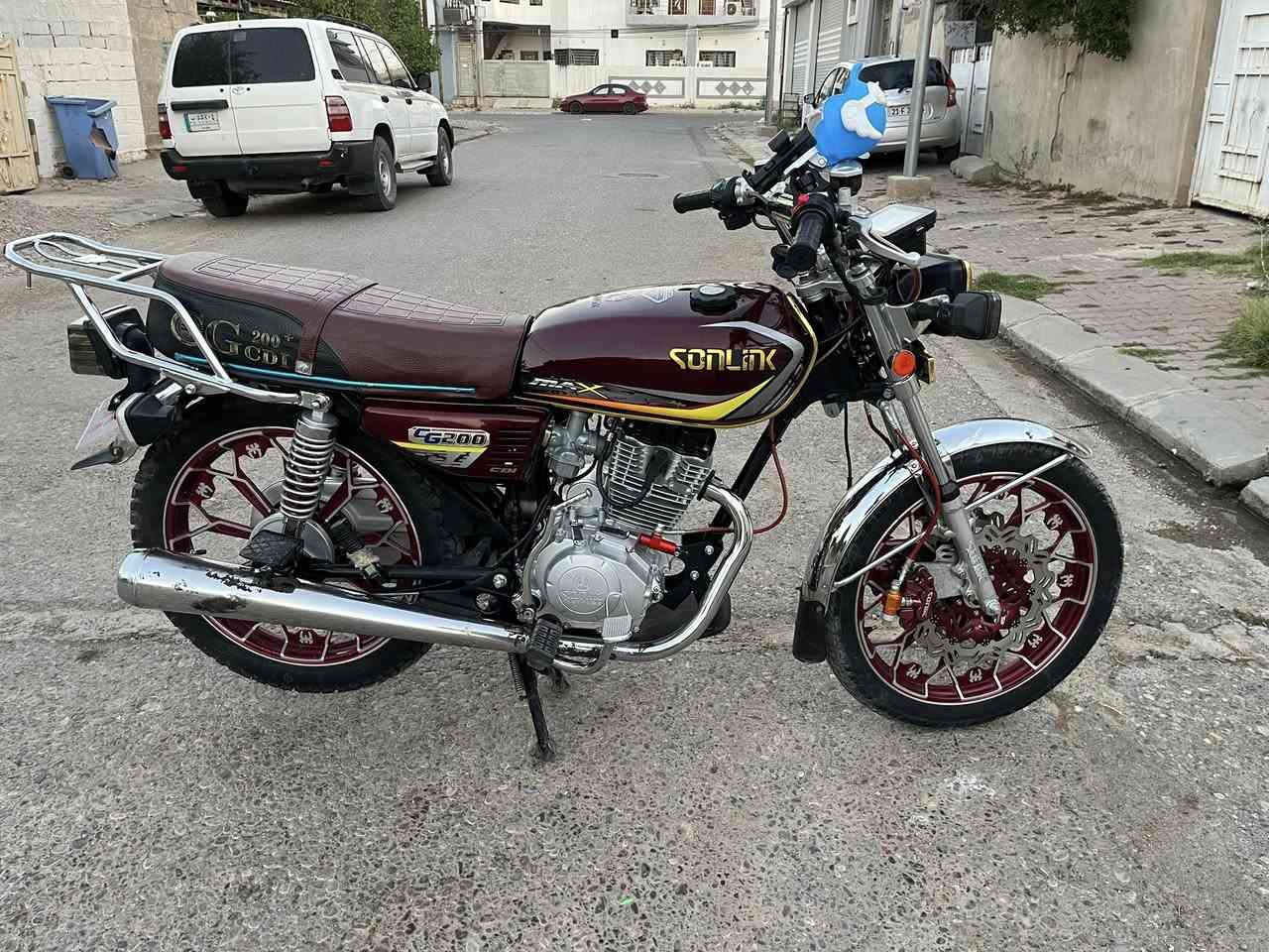 سلام عليكم سونك موديل 25 دبل دسك محرك 200 نضافه فول السعر  700 وبيه مجال الشراي يتفضل خاص او يتصل ***********
