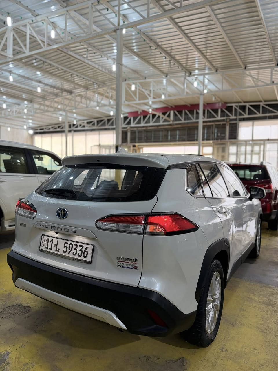 يهديكم معرض بيت شريجي لتجارة السيارات اطيب التحيات 🌺
وصول كورولا كروس  2024 هايبرد  مرقم بغداد  فول 1/1 الاستفسار ***********
نـــوع السيــــارة : تويوتا _ كورلا كروس _ هايبرد .
المـــــــوديــــــل : 2024.
لـون الســـــــيارة : أبيض .
ألمسافة ألمقطوعة : 17 الف . 
عدد الاسطوانات : ٤ سلندر هجين .
حجـــم المحــرك : 2000CC كهرباء + بانزين .
ألــــــــــــــــــوارد : خليجي .
رقــــم اللوحـــــة : بغداد .
المـــــــــقاعــــد : اسود مخمل
ألمواصفــــــــات :، بصمة تشغيل و ابواب ،  فتحة سقف سلايد روف ،  شاشة أصلية أبل كار بلي ، ، رادار امامي ، تحديد مسار ، مانع تصادم ، نظام الخروج من المسار ، قيادة ذاتية ، شاشة ديجيتال تتغير مع وضعية القيادة ، وضعيات قيادة متعددة ( Pwer , Eco , Normal ) , نظام مانع تزحلق ، سايد بريك بصمة ، اوتو هولد ، EV مود ، بطارية ليثيوم ، فول تحكم ستيرن ، اوامر صوتية ، مخارج تايب سي ، لايت عدسة  ، حركة اللايت كهربائي ، لد امامي  ، بگ لايت لد ،  ، اشاير بالمري ، تبريد قطعتين ، تبريد بيانو شاشة ،  ، ويل كب تيتانيوم . 
ملحقات السيـارة : كُتيب الضمان والصيانة ، سپير مع عدة ، مثلث فسفوري ، ارضيات ، واقيات خلفية ، بصمات عدد ٢ .
للأتصـــــــــــــال : *********** حسنين 
 سعرها 185 ورقه$
العنوان الكوت حي لحكيم مجاور محطه الواسطي
