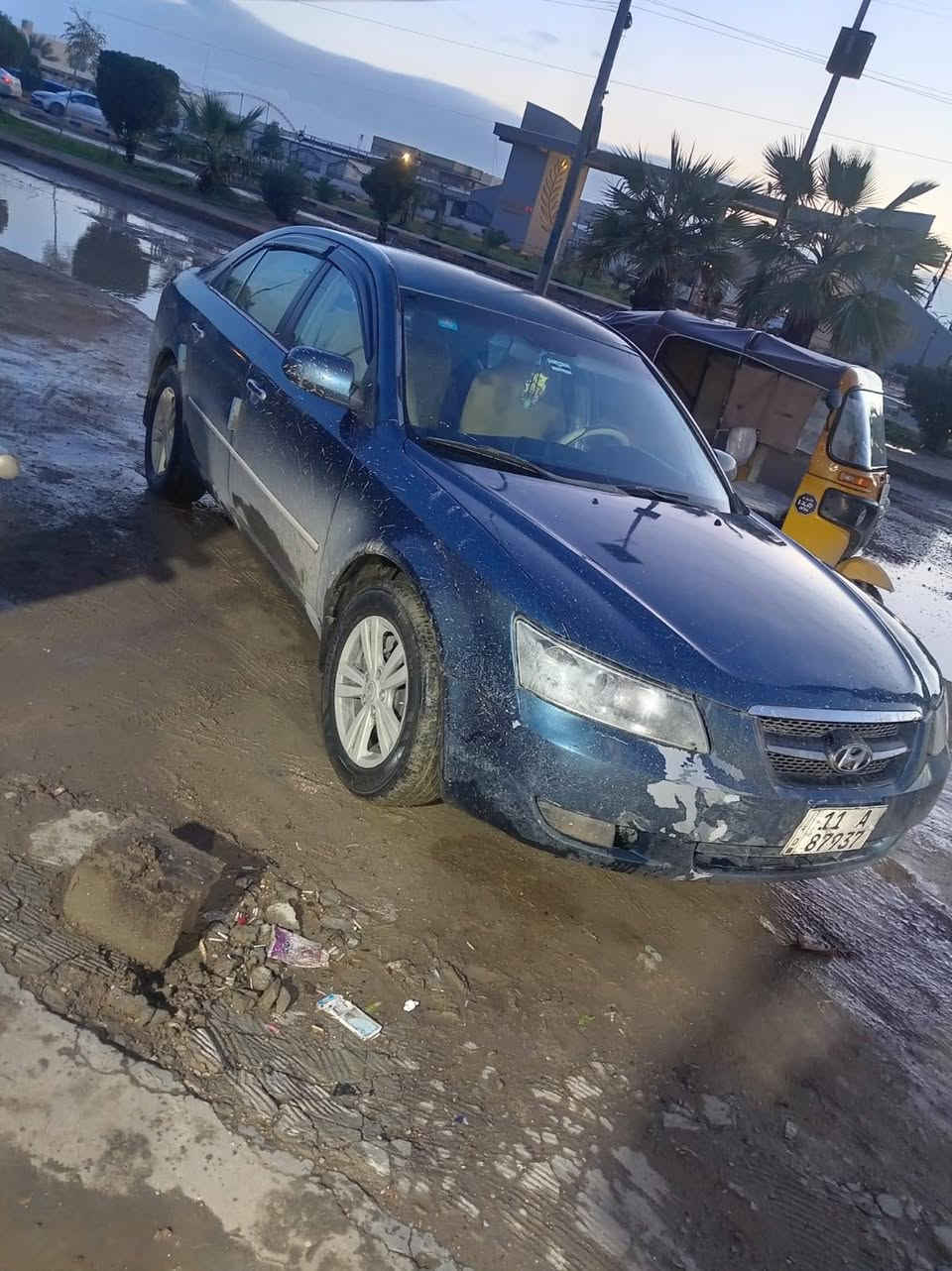 سلام عليكم سوناتا ٢٠٠٦ مكينه سته سرندر
بيه صبغ حزام جماليه تخم تاير جديد مكينه جديده
اسعر ٨٥وبيه مجال رقم بغداد 
يرهم امراوس حسب القناعه
*********** ***********
مكان السياره فلوجه
