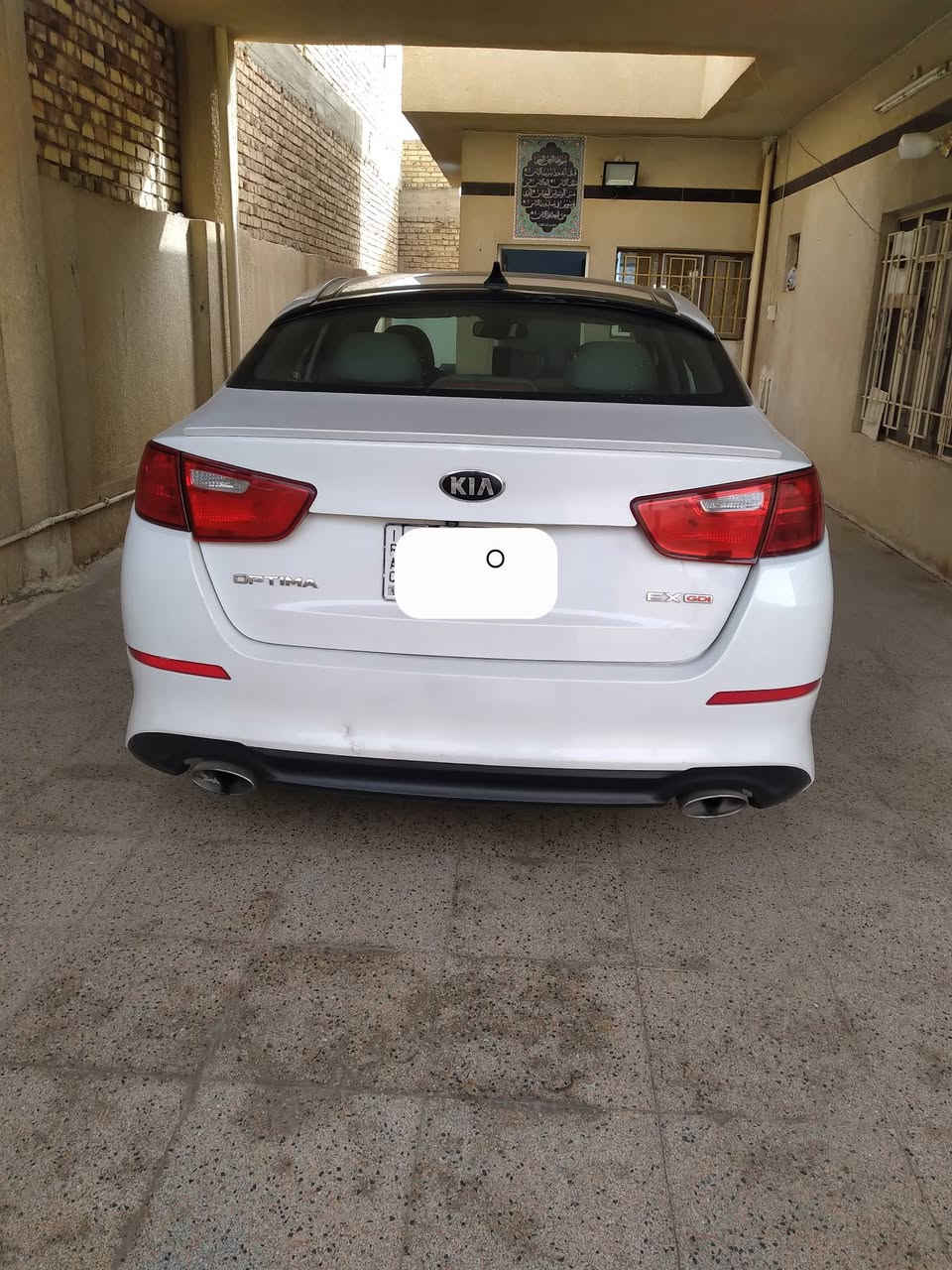 السلام عليكم كيه اوبتيما موديل 2015 وردة امريكي محرك 2400جي دي اي ماشيه 82ميل بيه صبغ صفحه سياره جديده فول مواصفات رقم بغداد بأسمي سعر السياره 120وبيه مجال 
رقم الهاتف ***********
