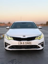 كيا اوبتما Ex 2020  فول عدا البانوراما  حادث خلفي وارد امريكي  بصمة جل...