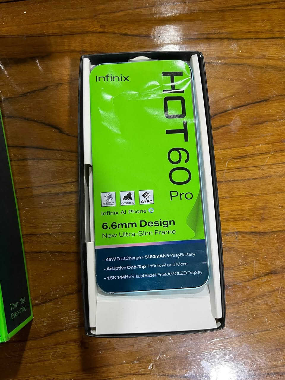 للبيع‼️
متاح infinix hot 60 pro جهاز نضيف ومرتب ذاكرة 256 وياه شاحنته الاصليه جهاز ماداخل أي تصليح وما مبدل اي قطعه 
العنوان البصرة الجمهورية قرب مأكولات ماريو
الرقم:-***********
