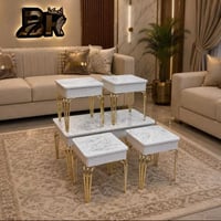 سيت طبلات 3+1 • خشب صاجي • جملة ومفرد