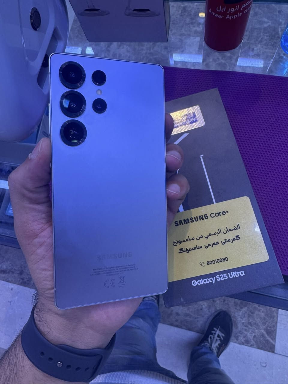 Samsung S25 Ultra
ذاكرة 256 عشوائية 12
الجهاز ضمان كسر شاشة
مستخدم قليل كلش
غراصة كاملة
السعر 1175 الف
مكاني النجف 
***********
