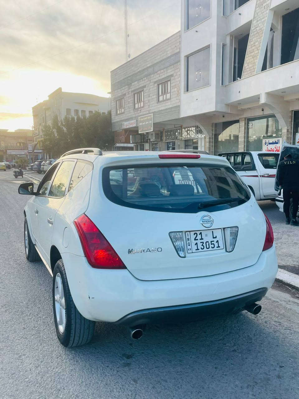 سلام عليكم
نيسان مورانو 2005 
كير محرج شرط V6
سياره فول 
فتحت سقف
كشنات كهرباء
تدفئه
كهربايات كله شغله سياره عل بلاد 
تخم تاير جديد 
منضومه زنون 
سياره بيه صفحه صبع شخط عل طول بدون دواخل 
سياره معروضه 65مجاله جدأ بسيط
ستفسار عل رقم ***********
