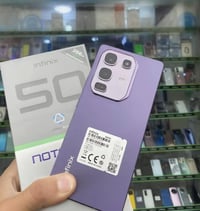 انفنكس نوت 50 ذاكرة 256  لون 💜 مستخدم شهر الله شاهد تلفون نضيف  السعر ...
