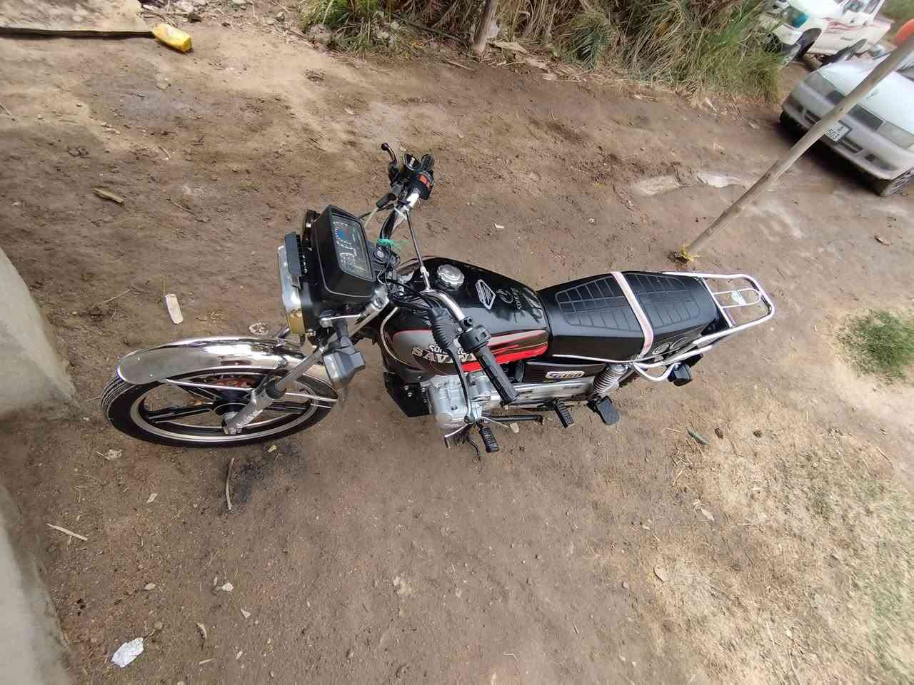 دراجه علا وضعيت شركه مديل 23اسكنر مطلعها من الوكيل المحرك 150سس 750وبيها مجال مكاني ناحيت البطحاء رقم ***********
