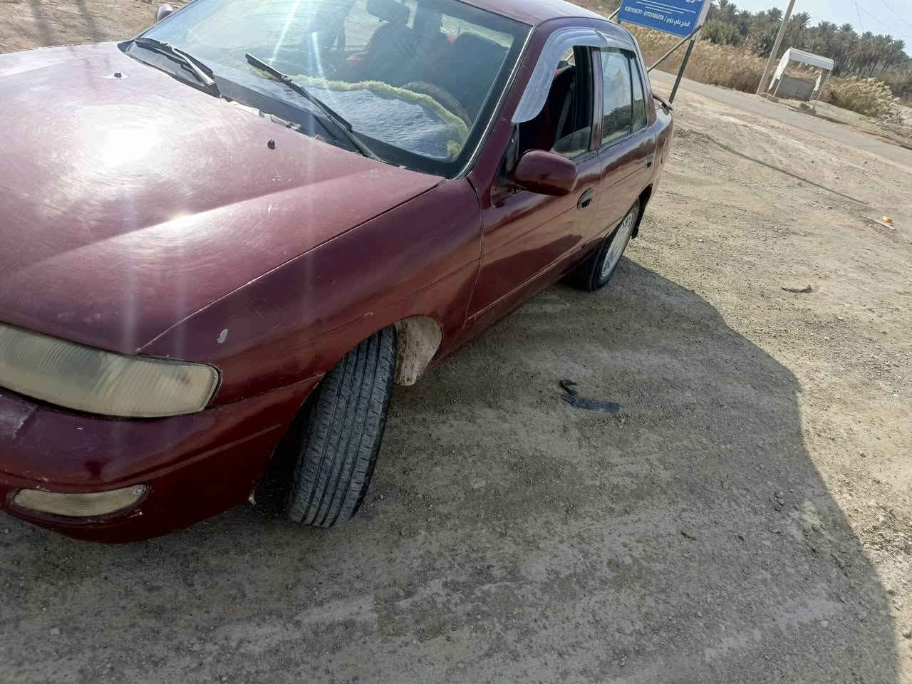 كيا سيفيا موديل 1995
سيارة كاملة مكملة جاهزة مابيهة  اي نقص ترايك وين وين متريد  كير ومحرك نضيف وكهربائيات كاملة على اخر شي سيارة مال جناية السعر 25 مكان السياره ديالى الخالص 
الشراي يتصل ***********
