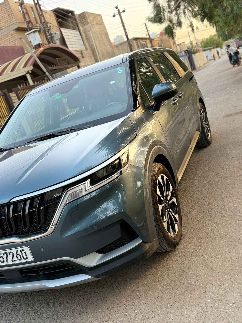 كيا كرنفال موديل24 زيرو ماشيا 14 علا ايدي من امريكة
اني المستوردها سيارة بسمي
سيارة بلباكيت 
موصفات
بصمة
بصمة ابواب
تشغيل عن بعد 
صندوك كهرباء
بردات
كشنات جلد 
رادارت
ارضية جلد
توقف ذاتي
سايد بريك دكمة

صور الحادث بلمنشور 
نص قطعة صبغ بنيد
بارد بجاملوغ
السعر 290 وبيها مجال
***********
***********
