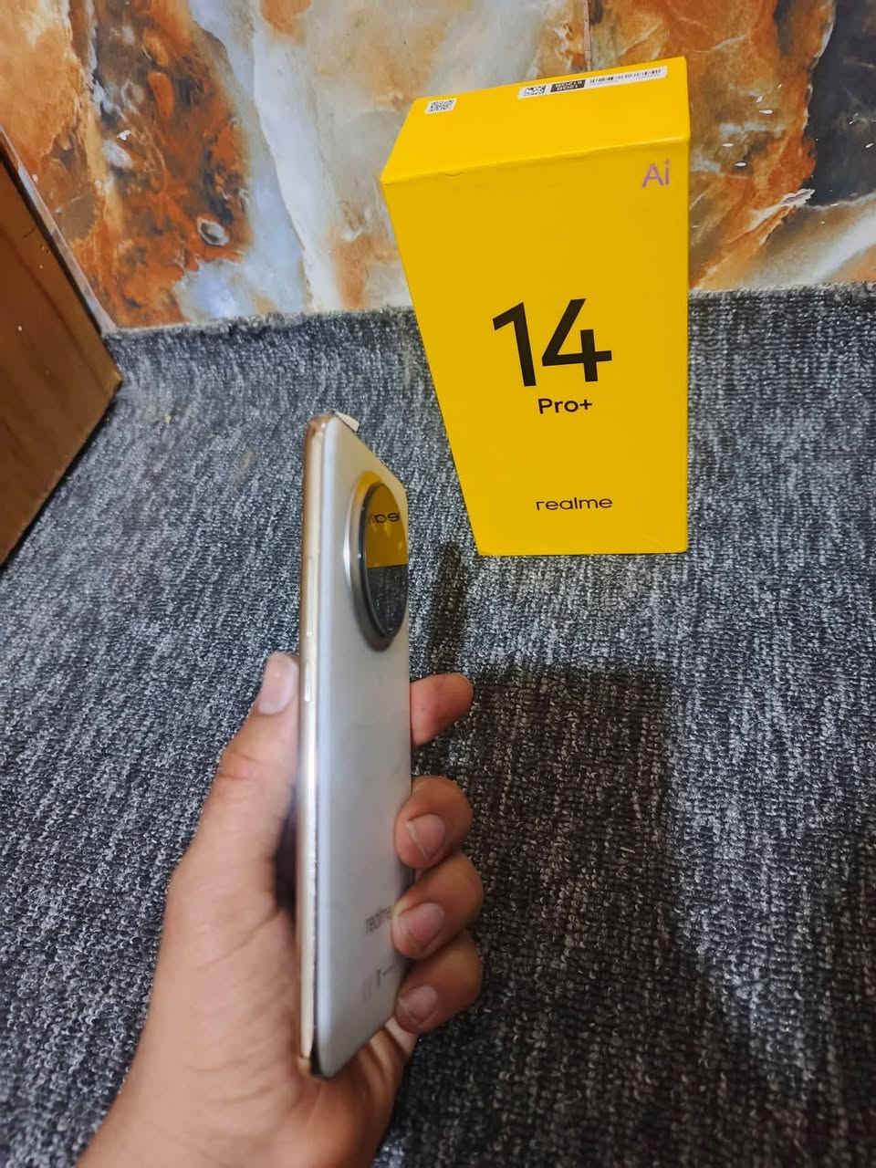 سلام عليكم ريلمي 14 برو بلص
ذاكرة 512 رام 12+14 شاشه 120 

بطارية 6000 ملي امبير شحنه 120 واط 

صوت ستيريو كامرة 120 اكس 50 ميكا 

الجهاز بي فطر بلحساس مثل ماموضح مابي تأثير 

غراضه كارتون وشاحنة 120 مع وصل الشراء نقص كيبل فقط

السعر 335 وبي مجال لطيبين (نجف)

ذاكرة 512 رام 12+14 شاشه 120 

بطارية 6000 ملي امبير شحنه 120 واط 

صوت ستيريو كامرة 120 اكس 50 ميكا 

الجهاز بي فطر بلحساس مثل ماموضح مابي تأثير 

غراضه كارتون وشاحنة 120 مع وصل الشراء نقص كيبل فقط

السعر 335 وبي مجال لطيبين مكاني توصيل ماعندي (نجف)


**إذا كنت صاحب هذا الإعلان وتريد حذفه لأي سبب، رجاءا أرسل رسالة إلى الدعم الفني**