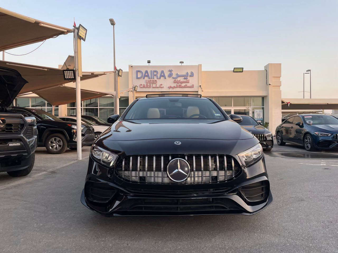 باللون الأسود الأنيق، سيارة تجمع بين الفخامة والأداء الرياضي مع مواصفات فل أوبشن.
✔️ AMG Package
✔️ فل المواصفات
✔️ ممشى 49,000 كم فقط
✔️ اللون: أسود
✔️ فتحة سقف بانوراما
✔️ إضاءة داخلية 64 لون
✔️ شاشات رقمية مزدوجة
✔️ كاميرا خلفية وحساسات
✔️ دخول وتشغيل ذكي
✔️ مقاعد جلد رياضية
✔️ حالة ممتازة
✨ سيارة أنيقة بتصميم AMG الرياضي، قيادة مريحة وتقنيات حديثة، جاهزة للاستخدام وتستحق المشاهدة.
📍 الممشى: 49,000 كم
🔥 2019 Mercedes-Benz A220 AMG 🔥
Finished in elegant Black with Full Options, combining sporty performance and premium luxury.
✔️ AMG Package
✔️ Full Options
✔️ Only 49,000 KM Driven
✔️ Black Exterior
✔️ Panoramic Sunroof
✔️ 64-Color Ambient Lighting
✔️ Dual Digital Displays
✔️ Reverse Camera & Parking Sensors
✔️ Keyless Entry & Start
✔️ Sport Leather Seats
✔️ Excellent Condition
✨ A stylish luxury sedan with a sporty AMG design, advanced technology, and a smooth driving experience. Well maintained and ready for its next owner. الشارقة, الإمارات العربية المتحدة


**إذا كنت صاحب هذا الإعلان وتريد حذفه لأي سبب، رجاءا أرسل رسالة إلى الدعم الفني**