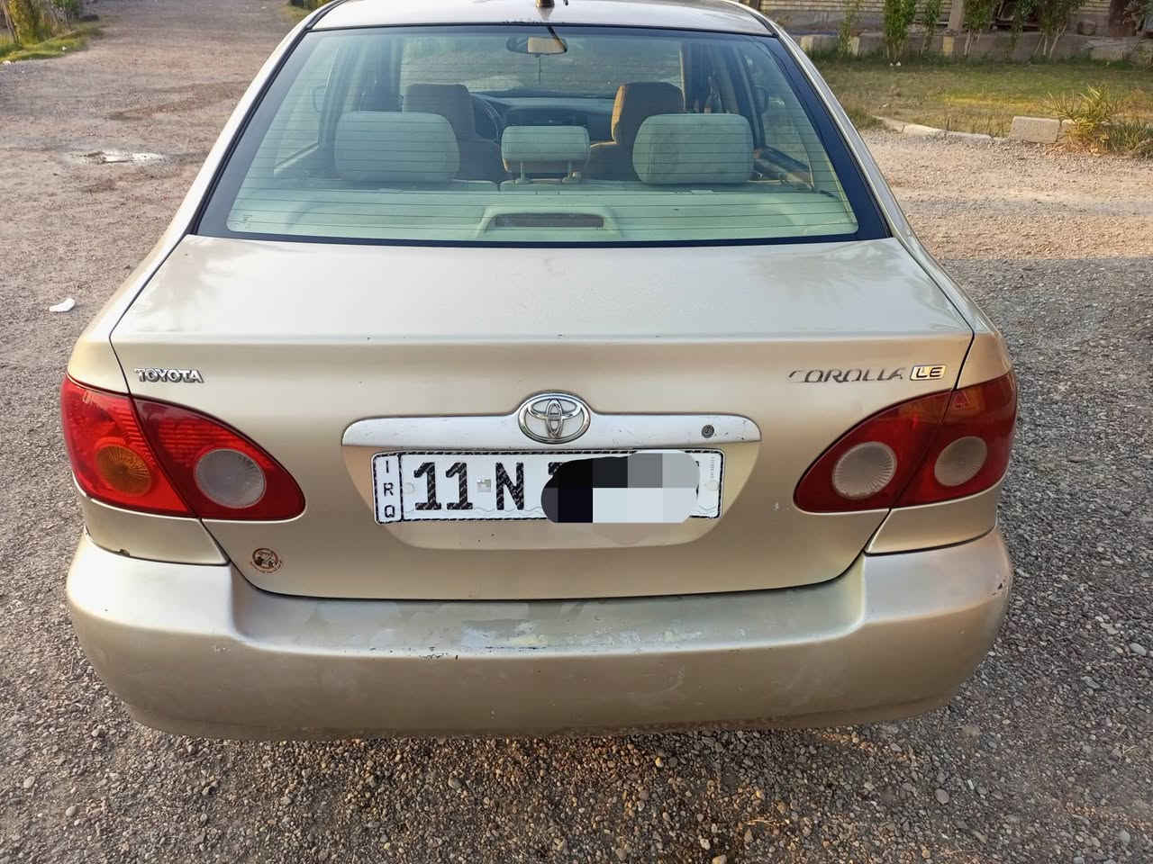 كورله نحله٢٠٠٧ محرك١٨٠٠ وارد  امريكي صبغ قطعتين بدون دواخل عنوان خان ضاري اتصال ***********
