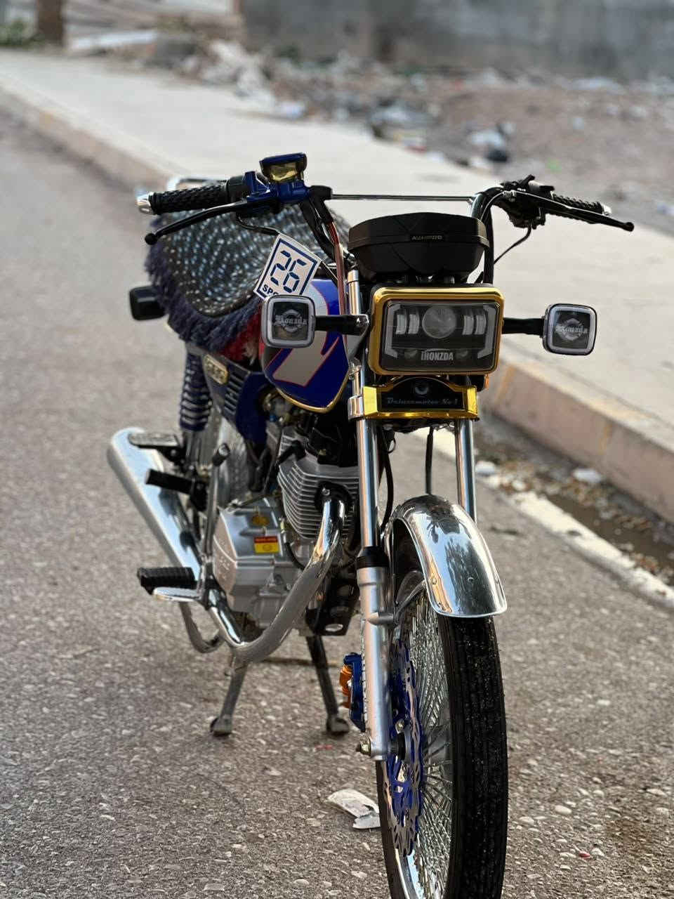 نامي برو هونزده موديل 2026 صفر صار 20 يوم مطلعه للبيع محرك 125cc كهربائيات شغال اي نقص مابي جيب فيتر وتعال افحص مكان خانقين سعر 775 وبي مجال ***********
