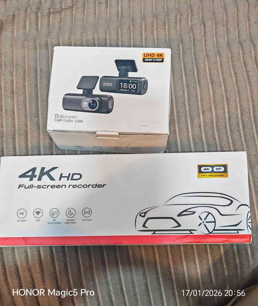 السلام عليكم
داش كام مرايا 4K امامي خلفي +رام 64
           السعر 45 الف

داش كام 4K امامي خلفي
      السعر 40 الف
***********
***********
يوجد توصيل لجميع المحافظات
