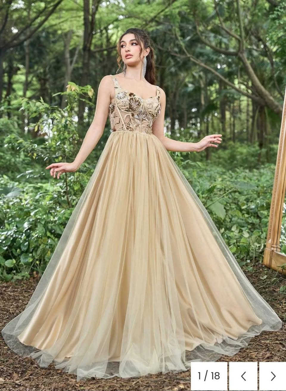 عروض وتخفيضات ناااااار 💰 ⬇️ بمناسبة شهر شعبان المبارك 🥰😍 يتوفر لدينا فستان مناسبات لون بيجي ذهبي للبيع (يرهم للمهر او الحنه) قياس لارج
يلبس وزن من 50 كيلو لحد 80 كيلو ،، يحتوي على مشد في الظهر ،، لونه بيجي فاتح الجزء العلوي يحتوي على ستراس لامع وقماش شفاف ،،  الفستان ملبوس مره واحده نظيف جداً جداً 
ب 25 الف دينار عراقي فقط يوجد توصيل لكل المحافظات .


**إذا كنت صاحب هذا الإعلان وتريد حذفه لأي سبب، رجاءا أرسل رسالة إلى الدعم الفني**