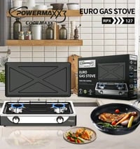 طباخ غاز POWERMAXX – Cook Maxx 🔥 موديل RPX 127 – Euro Gas Stove ✨ الاخ...