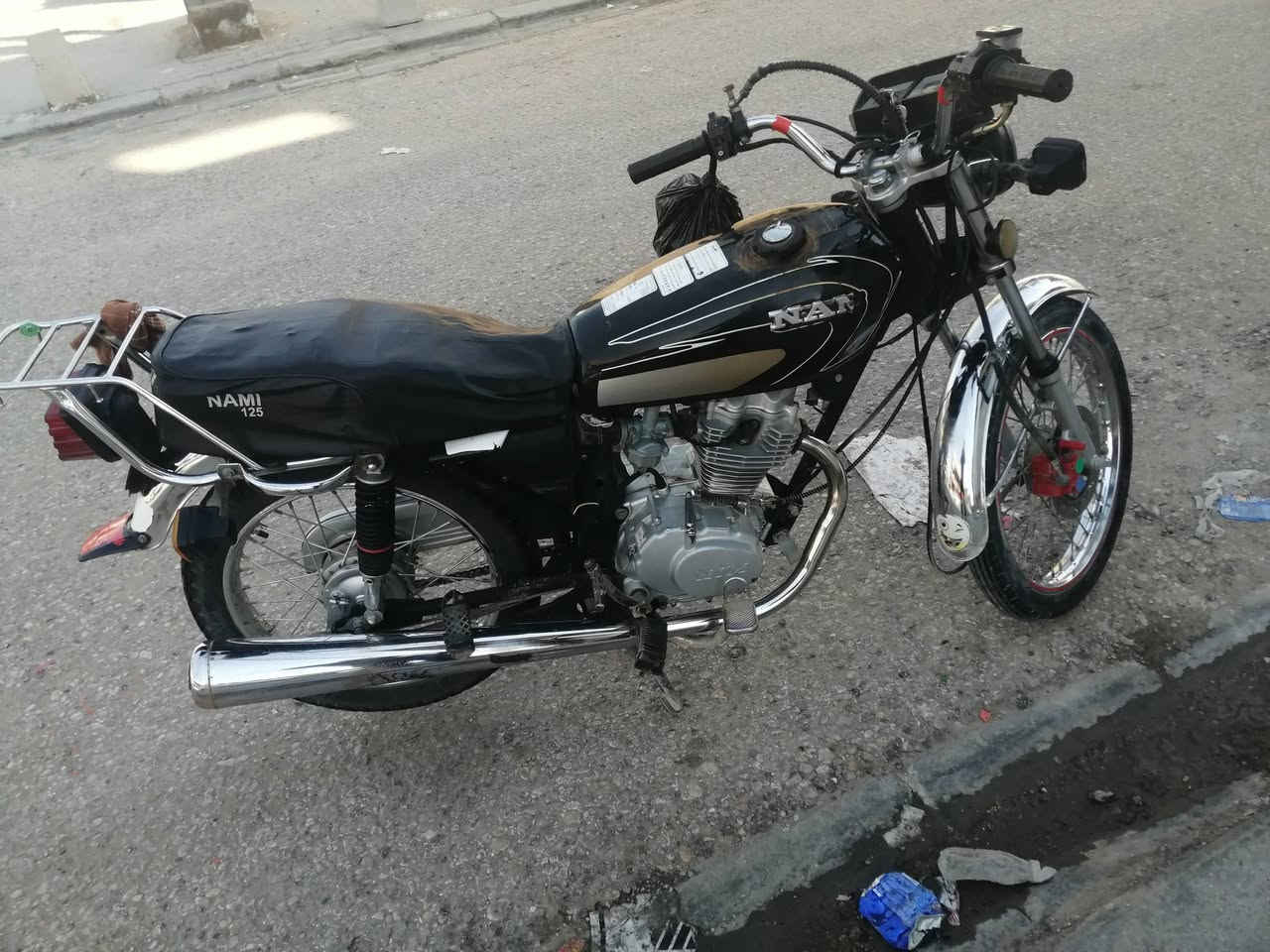 سلام عليكم دراجه للبيع نامه الاصلي ايراني موديل 21دراجه نضيفه عوزها بس الكهربائيات سعرها 750وبيها مجال مكاني نجف شارع المطار القديم ***********
