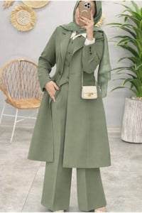 طقم 3 قطع • سترة مبطنة • مقاسات 40-50