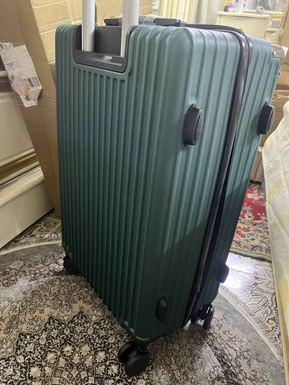 جنطه سفر اكبر قياس مدرعه جديده الطول 65سم والعرض40سم اول تم 45


**إذا كنت صاحب هذا الإعلان وتريد حذفه لأي سبب، رجاءا أرسل رسالة إلى الدعم الفني**