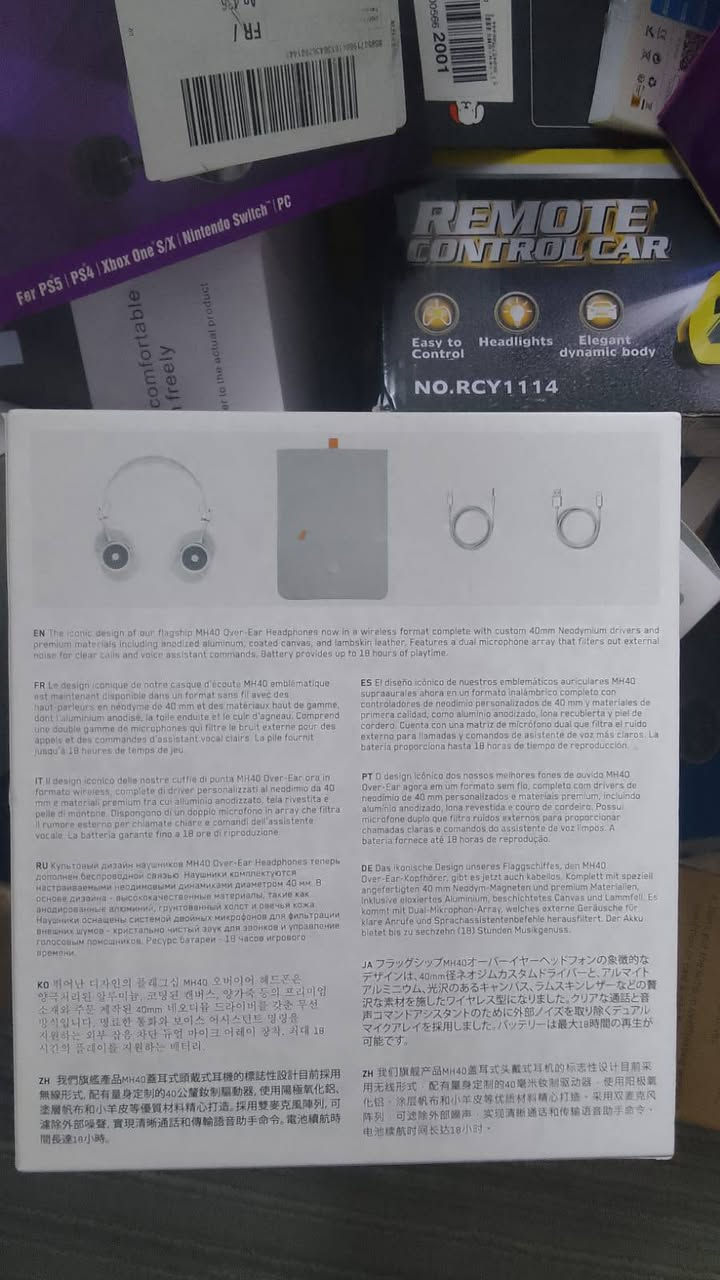 سماعات رأس سلكية MH40 ماستر ديناميك بعدهي كبس شركه مامفتوحه


**إذا كنت صاحب هذا الإعلان وتريد حذفه لأي سبب، رجاءا أرسل رسالة إلى الدعم الفني**