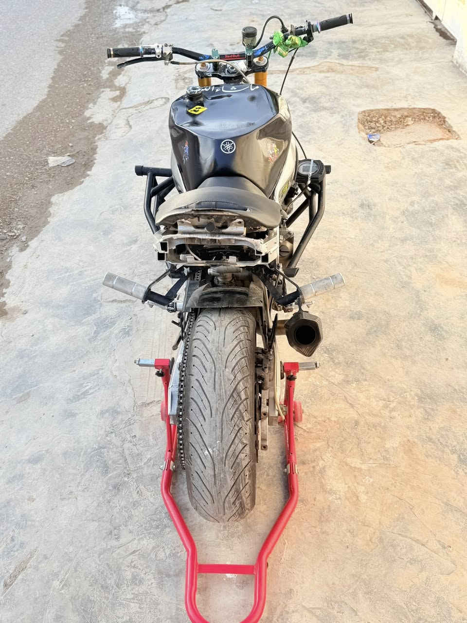 سلام وعليكم كاوسكي 2004 مال لعب  دراجة ما مفتوحة دراجة احلى من صور.  فقط منفيس و مكاتبة. سعر ٢٢ و بيها مجال ***********
