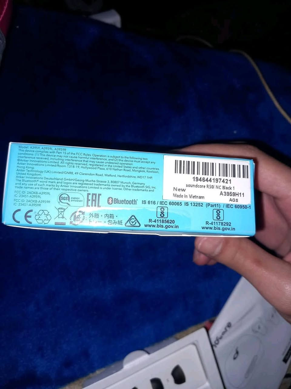 ايربود انكر 50i NC السعر18الف
تتعرف على برنامج soundcore
توصيل جميع المحافظات 5000


**إذا كنت صاحب هذا الإعلان وتريد حذفه لأي سبب، رجاءا أرسل رسالة إلى الدعم الفني**