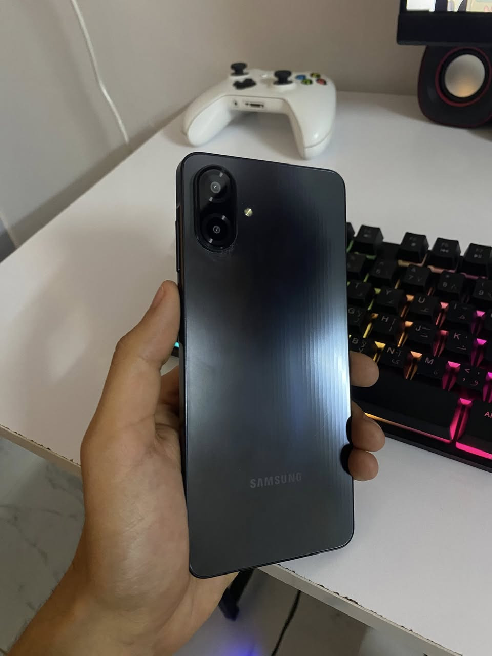 جهاز نطيحه ب 100الف بس
Galaxy A07
ذاكره 64
لون اسود 
كامل ملحقات 
ويا ورقه ضمان هم
سعر 100الف 
مكاني بغداد البلديات
***********
