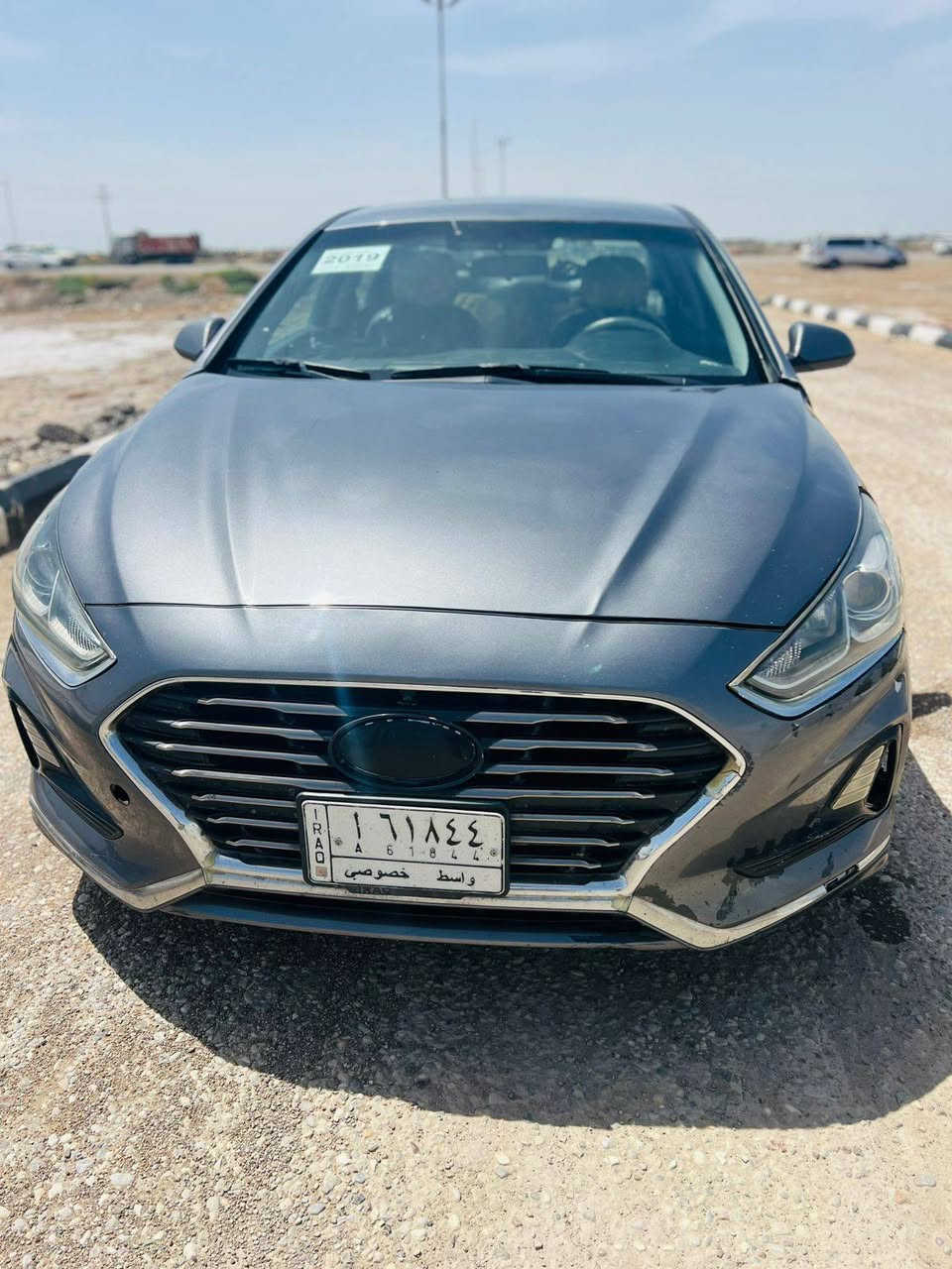 سلام عليكم 
سوناته 2019 امريكي سياره جديده جاهزه للخير 
تبريد حداديه جديد تخم تاير حادث بسيط بدون دواخل

***********

