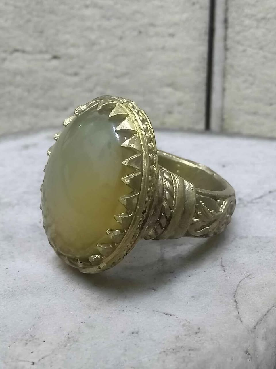 خاتم نحاس ثقيل متوج بعقيق اليماني الأصفر ليموني طبيعي قياس الخاتم 24 قابل للتصغير والتكبير بغداد, العراق


**إذا كنت صاحب هذا الإعلان وتريد حذفه لأي سبب، رجاءا أرسل رسالة إلى الدعم الفني**