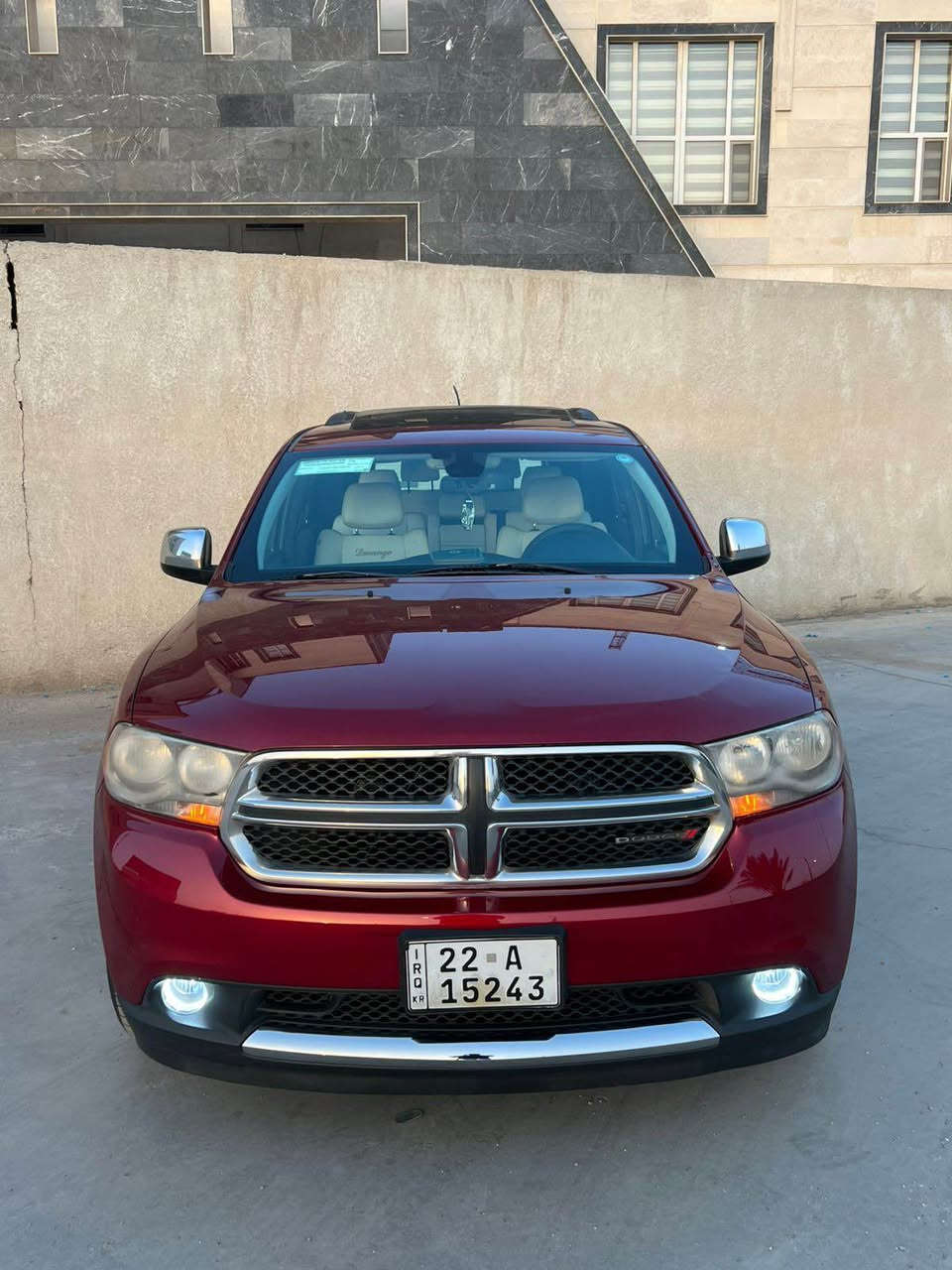 تحيه طيبه…
دودج دورنگو موديل 2013 خليجي كفاله
رقم اربيل فحص وهزه جديد تريد تحويل او وكاله
جديده جدا مثل ماتشوفون
كامله 100 ‎%‎
فول مواصفات عدى البصمه
محرك 3600
السعر 187 $
وبيهه مجال حق التعامل
للاستفسار *********** البصرة, العراق
