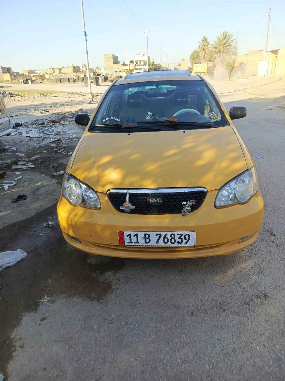 السلام عليكم بي واي دي F3
تكسي بسمي جاهزه منظومه غاز بيها تانكي ابو60 لتر و السياره غرامات هيئه مصفره رقم بغداد بسمي
***********
السعر 52$ بغداد, العراق

