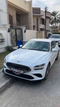 جنسس 2023 ، 4 سلندر حادث خفيف بدون ايرباك تبديل بنيد فقط بدون شاصي بدو...