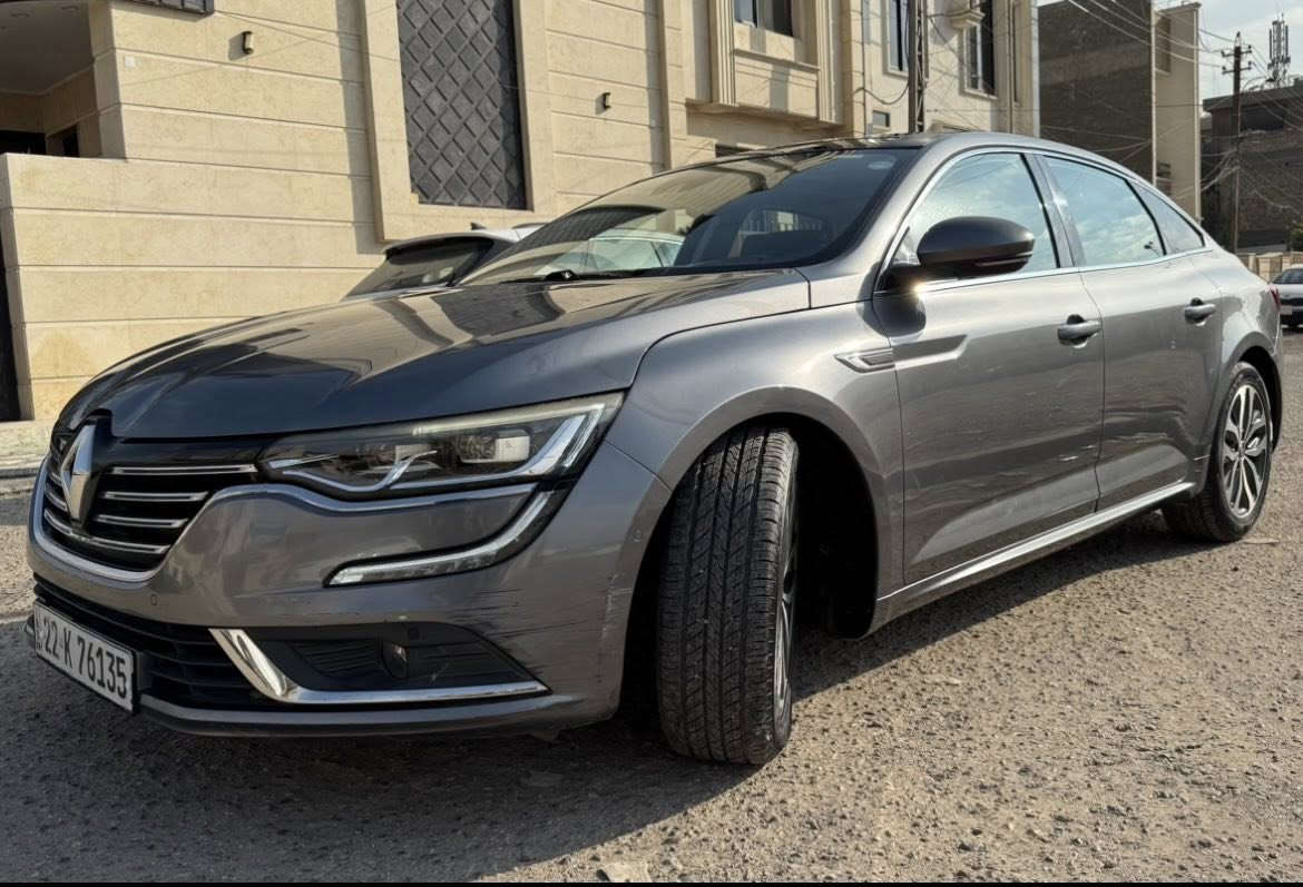 رينو تاليسمان 2018 شركة المهند
اللون : نفطي  
السيارة فوول مواصفات
لون الداخل : أسود وابيض
المواصفات :
*شاشة كبيرة ايباد  
*داتا شو  
*كشنات امامية كهرباء
 * كشنات امامية مساج 
* كشنات امامية وخلفية تدفئة وتبريد
* نظام أوتو بارك
* قطعتين تبريد
 * ثلاجة صغيرة 
* انارة محيطية متغيرة الالوان 
* بردة خلفية اصلي شركة
* ليدات امامية لايت ودعامية
* لايتات زينون اصلي عالي وناصي
* أوتو لايت
 *كشافات ضباب اوتو مع الاشارات الجانبيه والرجوع للخلف 
* كاميرا خلفية
* حساسات امامي وخلفي وجانبي
* بانوراما
* تحكمات ستيرن
* كروز سرعة ومحدد سرعة 
* اشارات مرايا
 * مرايا جانبية شفط 
*  هاندبريك بصمة
خمس  انظمة قيادة  
ماشية 109,000الف قابلة للزيادة 
محرك وكير وكهربائيات على البلاد 
ضرر جاملغ خلفي 
سعر 11500 $ وبي مجال
سياره باسمي مكانها بغداد
سنويه تنتهي 2026
***********
