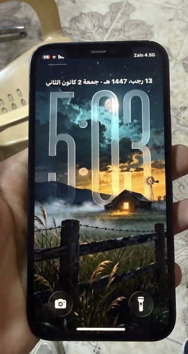 متاح آيفون 12 عادي
بطارية 80 ما مبدل 
جهاز نظيف ما مفتوح مكفول تفحصه حاسبة وين متريد 
325 وبيه مجال 
رقمي  ‭***********‬
او تراسلني ماسنجر 
موجود بشارع الشهداء
ادمن وافق
