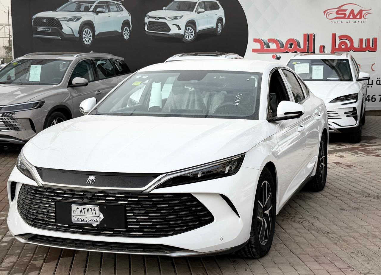 BYD Qin L  
متوفرة الأن 
شركه لدى سهل المجد لتجاره السيارات 

⚙️ المحرك والأداء

🔹 محرك 4 سلندر 1.5 لتر بنزين / هايبرد Plug-in Hybrid
🔹 كير أوتوماتيك ذكي وسلس
🔹 أوضاع قيادة متعددة (Eco / Normal / Sport)
🔹 ويل ألمنيوم 18 إنج
🔹 بصمة تشغيل + دخول ذكي
🔹 تشغيل عن بعد واغلاق 
🔹 Auto Park
━━━━━━━━━━━━━━━━━━━━━

🛡️ أنظمة الأمان والمساعدة

▪️ كاميرات محيطية 360° /5 كاميرات 
▪️ حساسات أمامية وخلفية
▪️شفتات ستيرن
▪️ رادار أمامي للتحذير من الاصطدام
▪️ مثبت سرعة ذكي (Adaptive)
▪️ تحذير ومساعدة المحافظة على المسار
▪️ نظام النقطة العمياء
▪️ تحذير حركة المرور الخلفية
▪️ نظام الثبات الإلكتروني ESP
▪️ مانع انزلاق
▪️ هاند بريك كهرباء + Auto Hold

━━━━━━━━━━━━━━━━━━━━━

🎛️ الداخلية والتجهيزات

▪️ شاشة وسطية كبيرة
▪️ عدادات ديجيتال كاملة
▪️ Apple CarPlay & Android Auto
▪️ تكييف أوتوماتيك قطعتين
▪️ كراسي جلد فاخرة
▪️ كراسي أمامية كهرباء 
▪️ ستيرن تحكم جهتين 
▪️ منافذ USB أمامية وخلفية
▪️ إضاءة داخلية محيطية متعددة الألوان
▪️ قفل مركزي + إنذار
▪️ أنوار LED أمامية وخلفية
▪️ مرايا كهرباء مع إشارة

━━━━━━━━━━━━━━━━━

━━━━━━━━━━━━━━━━━━

📍 شركة سهل المجد لتجاره السيارات الحديثه
بغداد – السيديه  – قبل دخول الخيزران 

📞 ***********
📞 ***********
📞 ***********
📞 ***********

#BYD
#QinL
#سيارات_بغداد
#للبيع
#هايبرد
