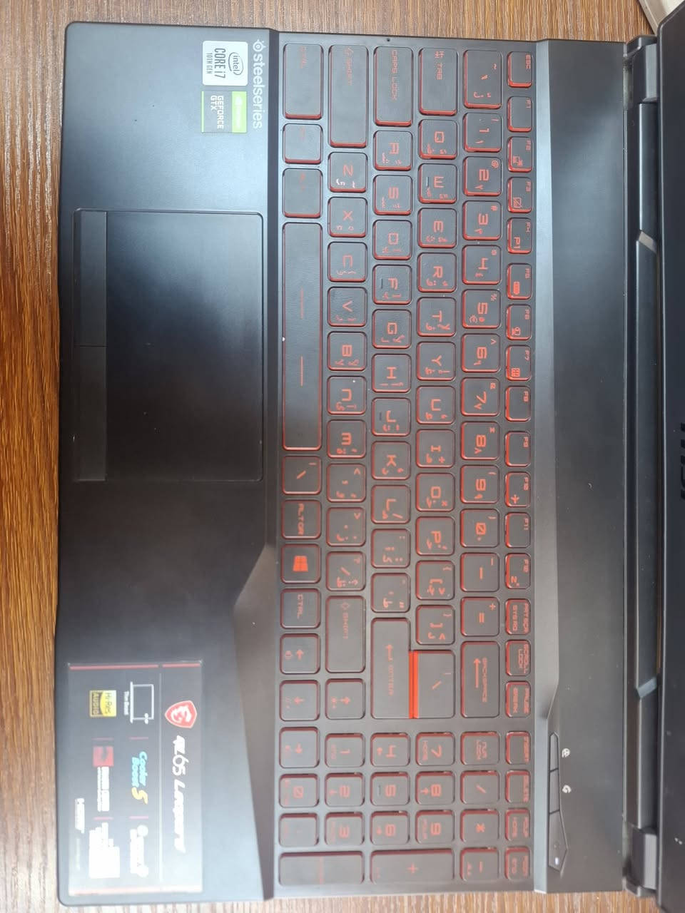 لابتوب للبيع موديل: msi GL65 Leopard 10SCSR
المعالج : cor i7 10th
الرام : ddr4 8GB  قابل للزيادة حسب الطلب
كارت الشاشة الخارجي :1650ti 4g
الهارد :ssd m.2 nvme 512GB
الشاشة :حجم 15.6 وتردد 144 هرتز
السعر : 675 الف


**إذا كنت صاحب هذا الإعلان وتريد حذفه لأي سبب، رجاءا أرسل رسالة إلى الدعم الفني**