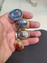 خواتم ثقيله • صياغات يدويه • احجار طبيعيه