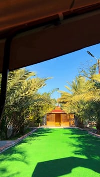 مزرعة كوخ النخيل  ، للحجز والاستفسار مراسلة الصفحة او الاتصال على الرق...