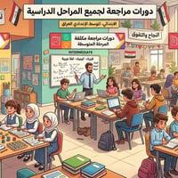 ابتدائي متوسط إعدادي • دورات تقوية • مراجعة وزارية