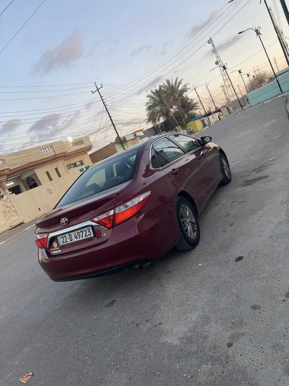 كامري موديل 2016 بيها قطعتين ونص صبغ شرط بدون دواخل مكفوله من الشخط والبارد السياره على وضع الشركه تبريد ثلج طخم تاير والصدر على شركه سياره بالنايلون بمعنى الكلام السعر 155 وبيه مجال مكان سياره الشركاط الشراي يتصل *********** لمو شراي لا يتصل
