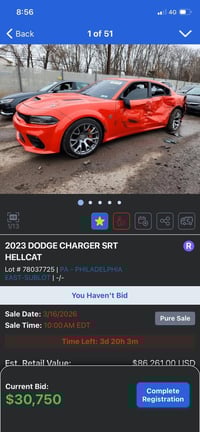 تشارجر هيلكات • ٨ سلندر ٦٢٠٠ • ١ من ٣٠٠