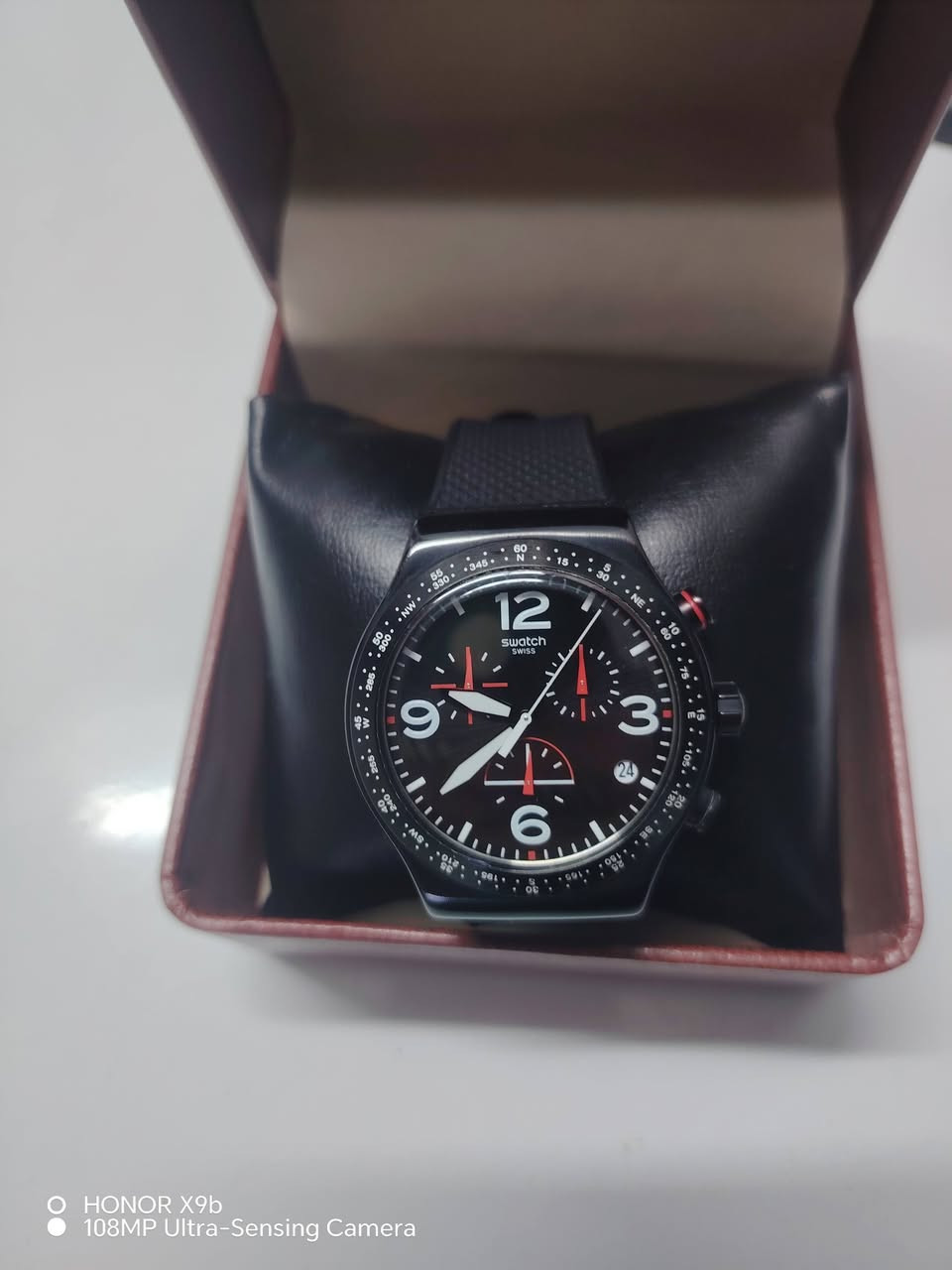 Swatch  black is back 43Mm قطرها ٤٣
كرونوغراف

كالجديدة

سير ربر مريح جداً

منفذ للتاريخ

ساعة جذابة جداً

سعر ١٣٠ الف

للحجز على الخاص


**إذا كنت صاحب هذا الإعلان وتريد حذفه لأي سبب، رجاءا أرسل رسالة إلى الدعم الفني**