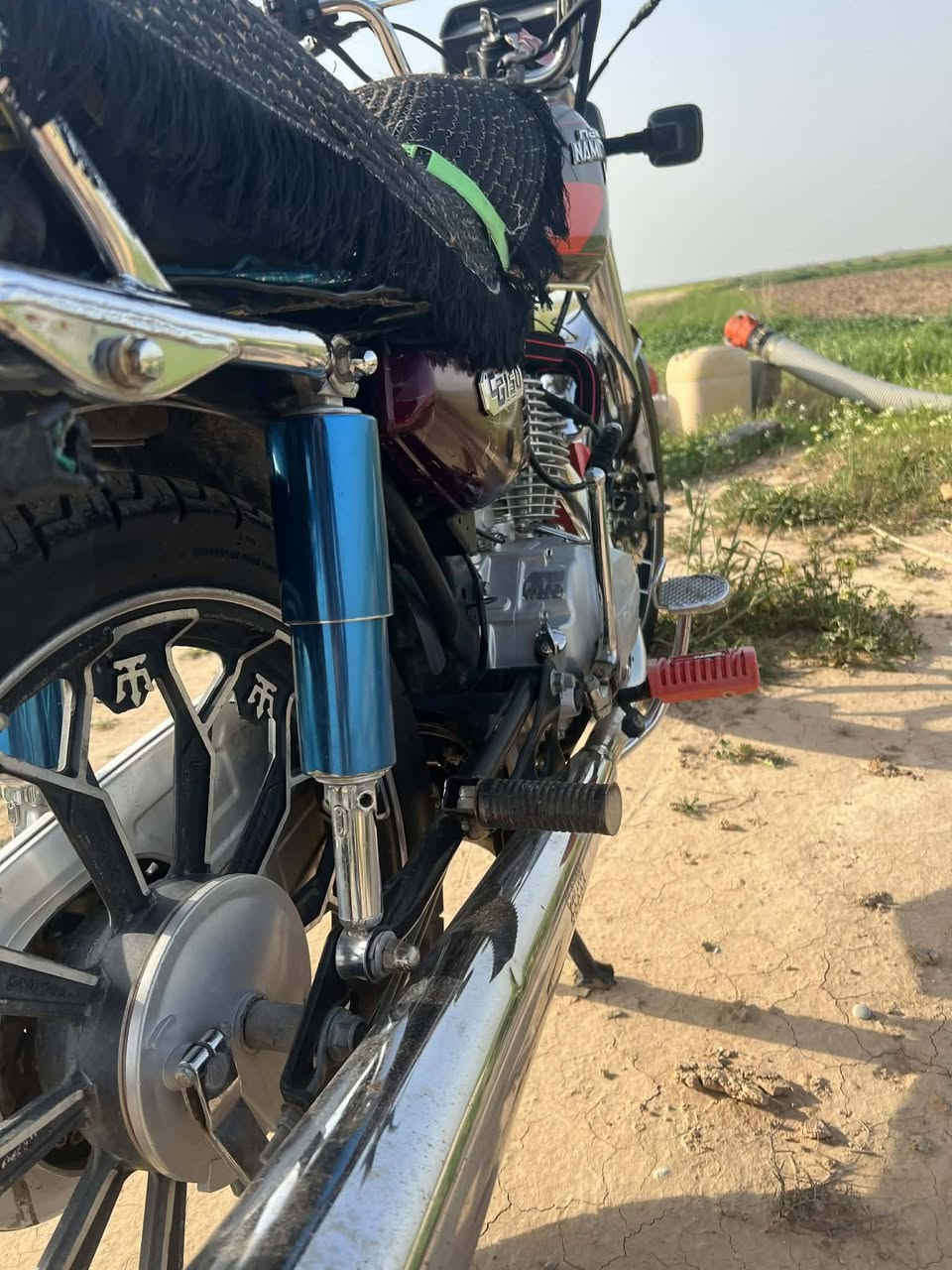 السلام عليكم دراجه للبيع موديل 2021 5گير محرك اسبانه ما طاخته السعر 575 او بي مجال للطبيب ***********
