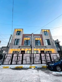 دارين للبيع بناء جديد درجة اولى مساحة كل دار 55م واجهة 6م مدخلين في من...